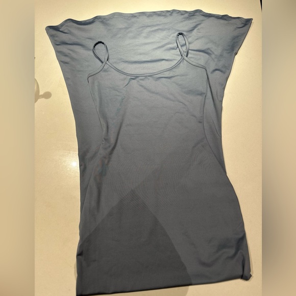 Blue/Grey Tight long dress - Picture 5 of 6